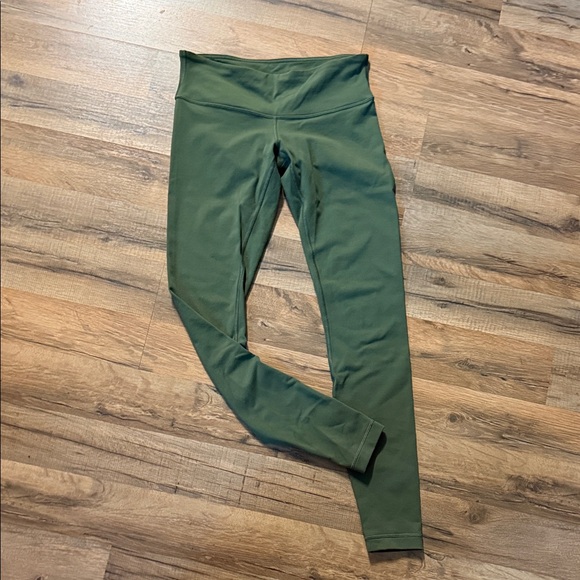 Lululemon Athletica Olive Leggings - Picture 1 of 4